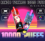 Soplos del tornado 10000 de RandM más sabores disponibles de la vaina 14 del dispositivo de los cigarrillos de E