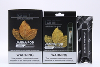 Vainas disponibles de la nicotina del hielo IGET Vape del lichi 450 soplos