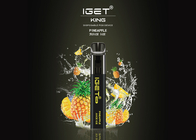 El rey 2600 soplos de Iget incluyendo la nicotina Vape disponible del 5% encierra 9 sabores