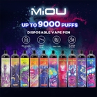 Soplos disponibles de MiOU los 9000 condimentaron el sistema de Vape Juice Vape Pod ODM del OEM de 750 mAh apoyado