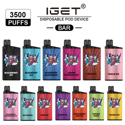 Soplos disponibles de envío rápidos de la barra 3500 del dispositivo IGET de Vape