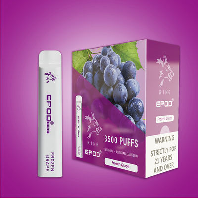 Líquido del rey 10ml de EPOD dentro del cigarrillo disponible 850mAh de la nicotina recargable