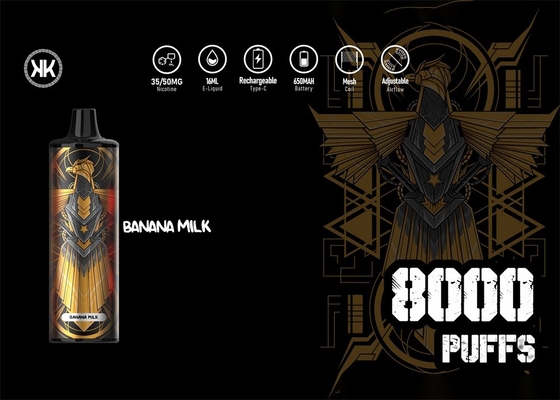Vaporizador disponible Pen Contain Energy Max de la nicotina del 5% 8000 soplos Vape