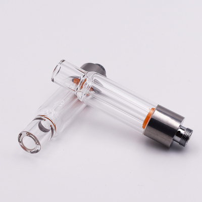 cartucho de cristal lleno de la capacidad CBD Vape del tanque de 0.5ml 1.0ml con la cerradura