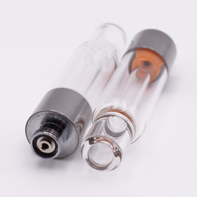 Cartucho de cristal lleno de CBD Vape, cartuchos sin plomo de la abertura de 2.0m m