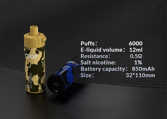 El E-cig vendedor caliente del soplo de Por 6000 de la energía 10 clases condimenta Vape disponible Mesh Coil Disposable Vape Pen recargable