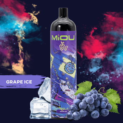 Alise el dispositivo grande disponible de la vaina de la batería de Vape 20ml de los soplos de Miou 9000 del sabor