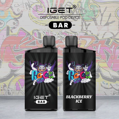 25 sabores IGET OBSTRUYEN la nicotina del 5% que sopla Vape disponible encierra 1500mAh 3500 el líquido 12ml