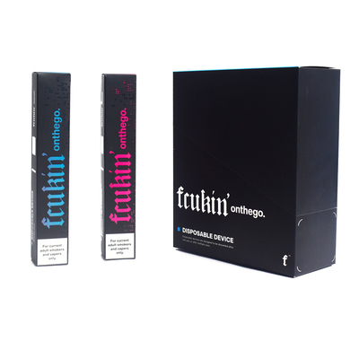Fcukin 1000 sopla sabor líquido del mango de la uva de Nic Salt Disposable Vape 3.5ml