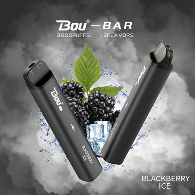 Líquido electrónico disponible de los soplos 10Ml E del cigarrillo 3000 de la nicotina de la sal de la BARRA el 5% de BOU