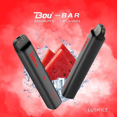 Líquido electrónico disponible de los soplos 10Ml E del cigarrillo 3000 de la nicotina de la sal de la BARRA el 5% de BOU