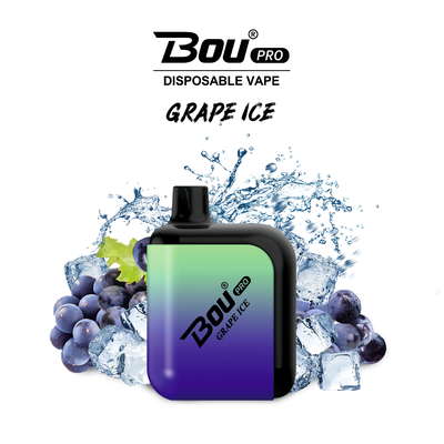 Desechable portátil BOU PRO Vape 7000 Puffs 5% Nic 16ml Liquid Type C Recargable