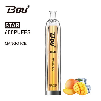 Nuevos Cigs Bou Star IGET Vape de E 600 soplos con la resistencia 1.5ohm
