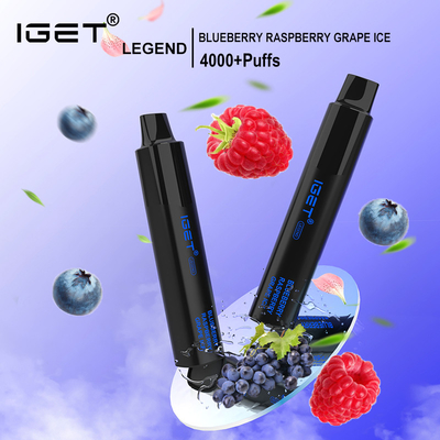 IGET LEGEND 20 Sabores 5% Nicotina Desechable Vape Pen 1350mAh 4000 Puffs