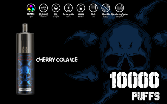 Visible Window Energy 10000 Puffs 17ml Liquid Epod Vape E Cig KK 10 Sabores