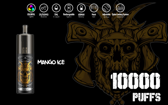 Visible Window Energy 10000 Puffs 17ml Liquid Epod Vape E Cig KK 10 Sabores