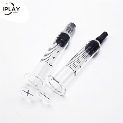 Capacidad material de cristal de las jeringuillas 0.5ml 1ml 2.25ml de la cerradura de Luer de Pyrex