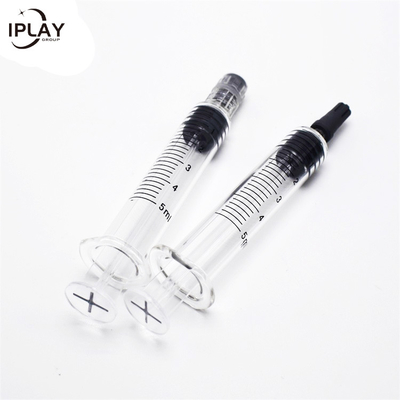 Capacidad material de cristal de las jeringuillas 0.5ml 1ml 2.25ml de la cerradura de Luer de Pyrex
