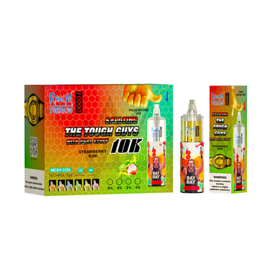 24 tornados 10K de RandM de los sabores soplan Vape portátil recargable 850mAh