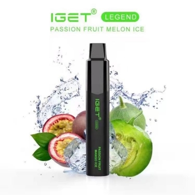 La mayoría de los soplos disponibles de la vaina 4000 del vape de la LEYENDA popular de IGET