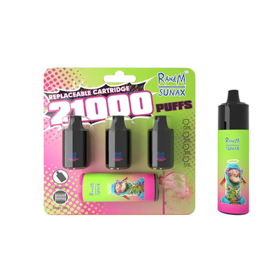 RandM Sunax 21000 sopla las vainas electrónicas disponibles Mesh Coil de los cigarrillos 14mlx3