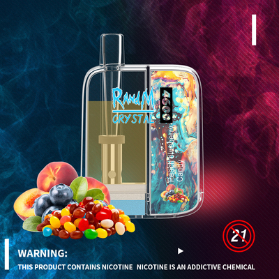 Soplos Vape superior Pen Disposable Nic Salt del cristal 4600 de 10ML RandM 12 sabores