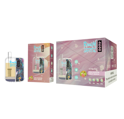 Soplos Vape superior Pen Disposable Nic Salt del cristal 4600 de 10ML RandM 12 sabores