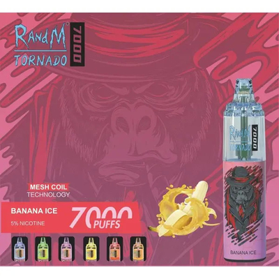 45 nicotina portátil superior disponible del vaporizador 0/2/3/5% del tornado 14ML de RandM de la pluma de Vape de los sabores