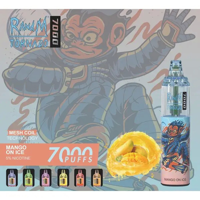 Los soplos disponibles de encargo 45 del vaporizador 7000 de 14ML RADNM Vape condimentan Cig de E