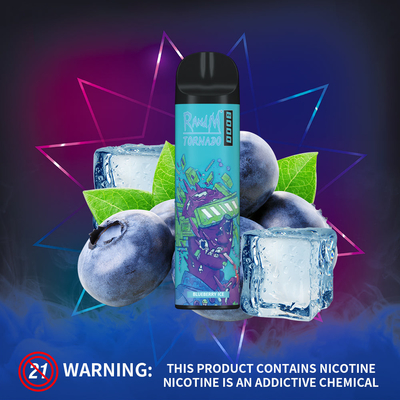 El tornado de RandM 16 ml mezcló la pluma disponible del Cig de los soplos E de la vaina 8000 de Vape de la fruta