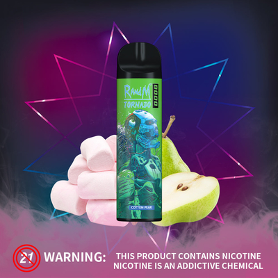 El tornado de RandM 16 ml mezcló la pluma disponible del Cig de los soplos E de la vaina 8000 de Vape de la fruta