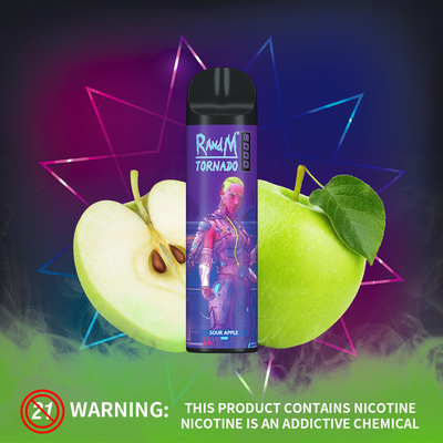 Fumot RandM Tornado 8000 Puffs 31 sabores 5% de nicotina Vape Pen desechable 850 mAh Batería