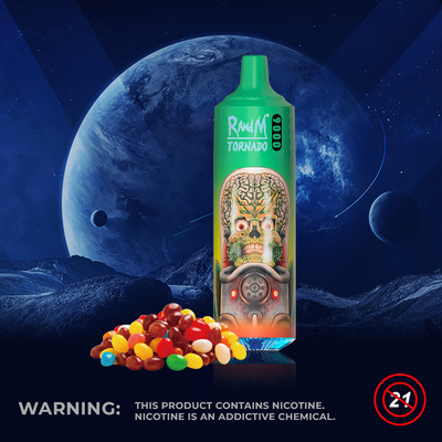 9000 soplan los sabores disponibles del cigarrillo 20 de Vape E del tornado de 18 ml RandM