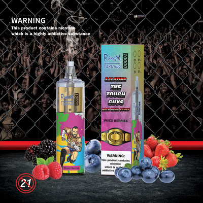 El tornado grande Vape disponible del Cig RANDM de E encierra 20 sabores 10000 soplos 20 ml