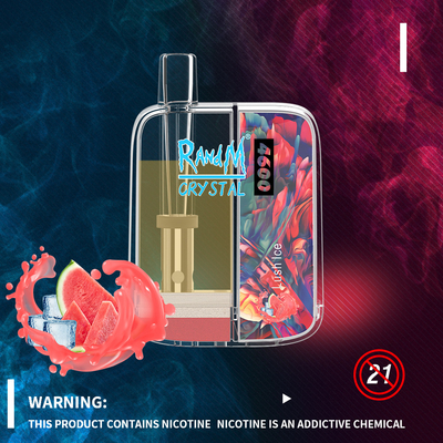 Vaporizador portátil superior disponible de los soplos 10ML del cristal 4600 de Vape RandM de la caja delgada