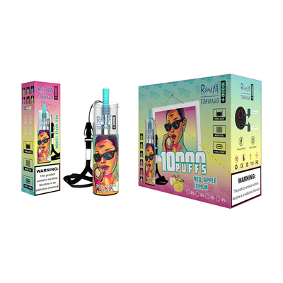Soplos del tornado 10000 de RandM más sabores disponibles de la vaina 14 del dispositivo de los cigarrillos de E