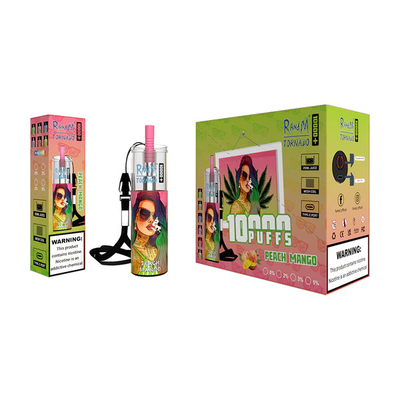 Soplos del tornado 10000 de RandM más sabores disponibles de la vaina 14 del dispositivo de los cigarrillos de E