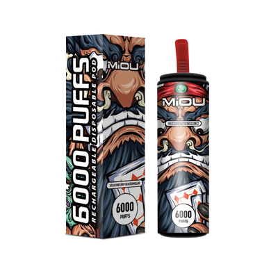 650ml Vape disponible Miou 6000 soplos en existencia