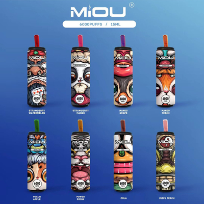 650ml Vape disponible Miou 6000 soplos en existencia