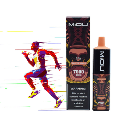 Miou vendedor caliente 7000 sopla E-cig disponible portátil Vape de la nicotina del 5%