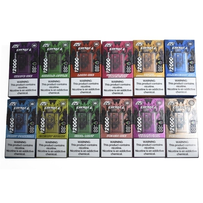 49.5x26x86 mm ECK KK Vaporizador 12000 Puffs 5% de nicotina gusto elegante