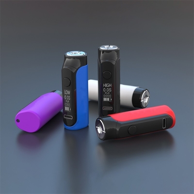 Colores personalizados Batería digital Cartucho de pantalla Batería para 510 hilos 650 Mah Recargable Voltagem ajustable