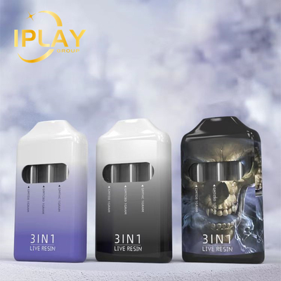 Último nuevo producto 3 en 1 cartucho descargable de vaporización de 13 ml con puerto de carga micro USB