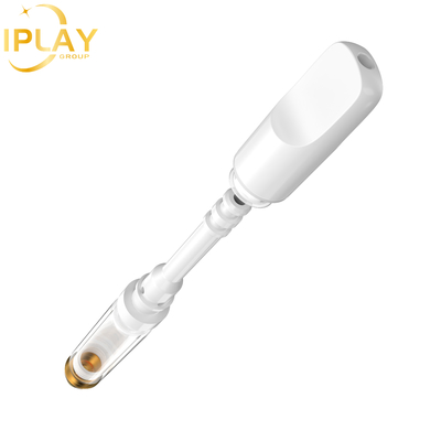 Cartucho de aceite de CBD al por mayor THC D8 Circonia redonda plana con poste de 0,5 ml Cartucho de 1 ml