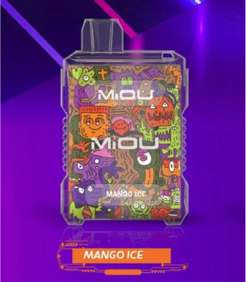 Miou Box E CIGS Mesh Coil 15ml E líquido Vapor desechable 8000 Puffs 650mAh Recargable 10 sabores