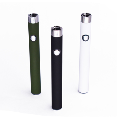 Abotone el precalentamiento de la torsión 350mah delgado de la batería de Vape del aceite del hilo de Cbd 510