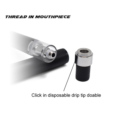 Pluma disponible de cerámica del vape del aceite del cbd de la batería de la bobina D7 0.3ml 280mah del precio a granel portátil