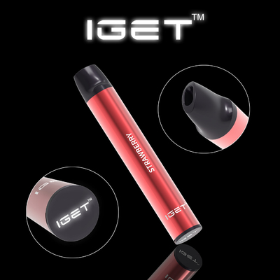 el 6% 600 cartucho de los soplos 400mah Nic Salt Disposable Vape Pen IGET SHION
