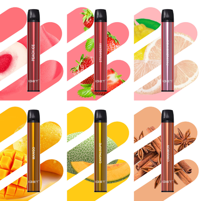 el 6% 600 cartucho de los soplos 400mah Nic Salt Disposable Vape Pen IGET SHION
