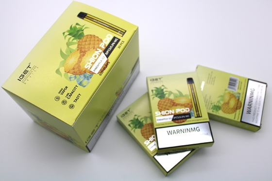 Pluma disponible auténtica de Vape de la batería de los soplos 400mAh del dispositivo 600 de la vaina de los E-cigarrillos de IGET SHION